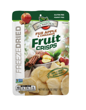 Brother's All Natural Apple Cinnamon Fruit Crisps- .35oz/Case 24*