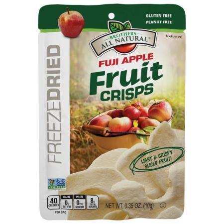 Brother's All Natural Fuji Apple  Freeze Dried Fruit Crisps- 0.35oz/Case 24*