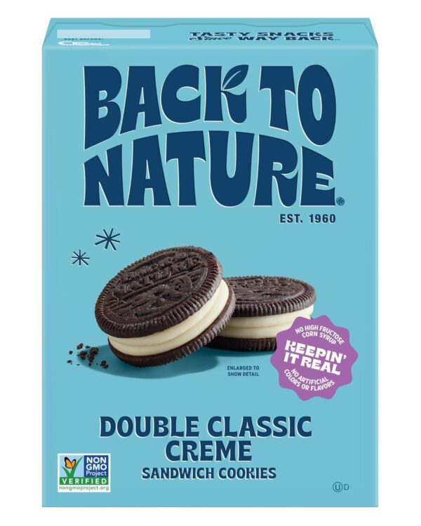 Back to Nature Double Classic Creme Sandwich Cookies- 8.25 oz*