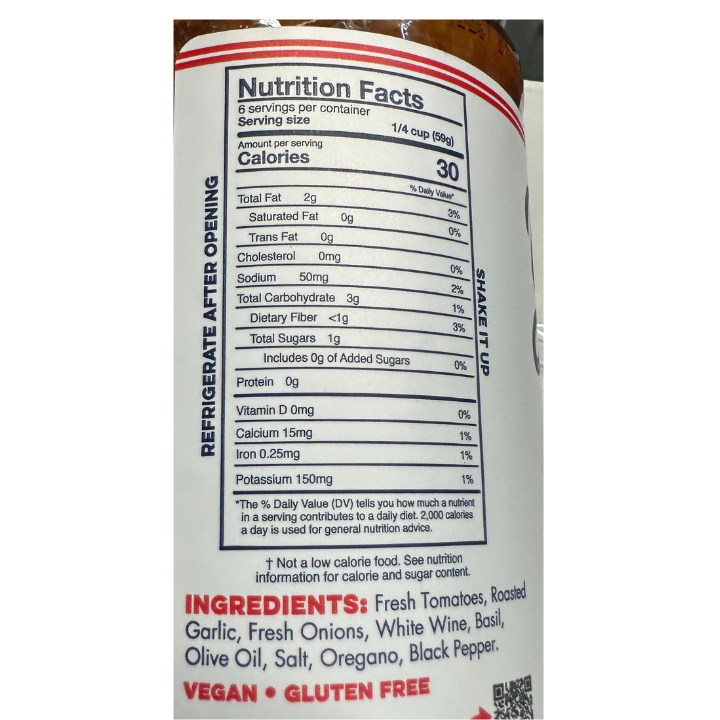 Yo Mama's Classic Pizza Sauce - 12.5oz - Image 3