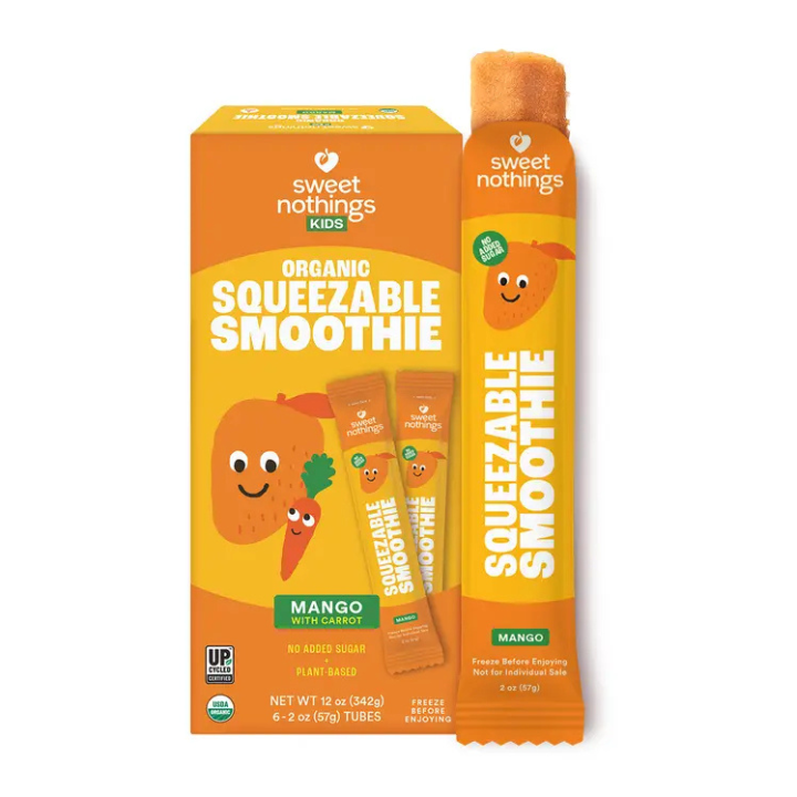 Sweet Nothings Mango Carrot Squeezable Smoothie- 12oz