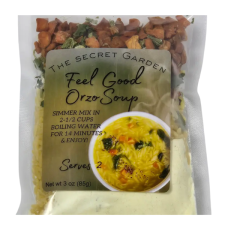 The Secret Garden Feel Good Orzo Soup- 3oz