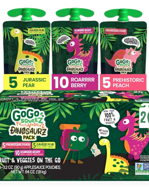 GoGo SqueeZe Fruit & Veggiez Variety Pack- 20pack*