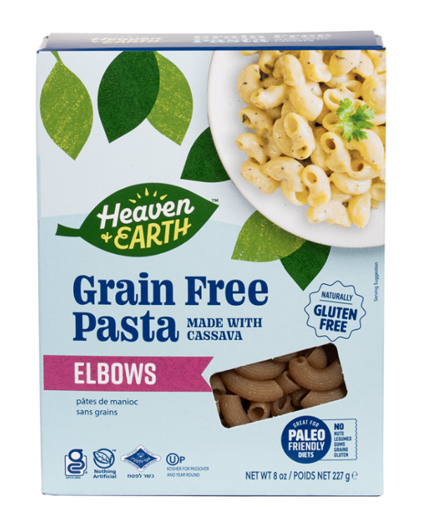 Heaven & Earth Grain Free Cassava Elbow Pasta- 8oz