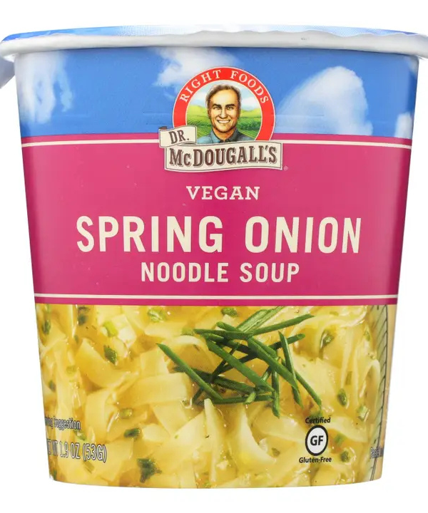 Dr. McDougall's Spring Onion Noodle Soup Cup- 1.9oz