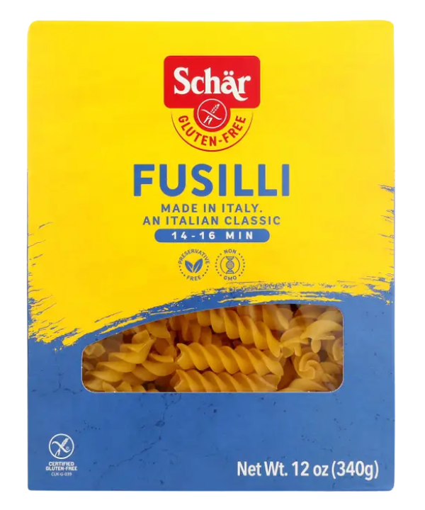 Schar Gluten Free Pasta Fusilli- 12oz