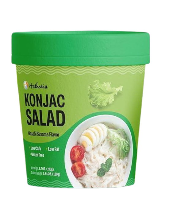 Hethstia Instant Konjac Salad Wasabi Sesame Flavor- 6.7 oz