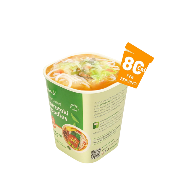 Shirataki Pasta Instant Noodle Cup Soup (Chicken Flavored)- 7.1 oz