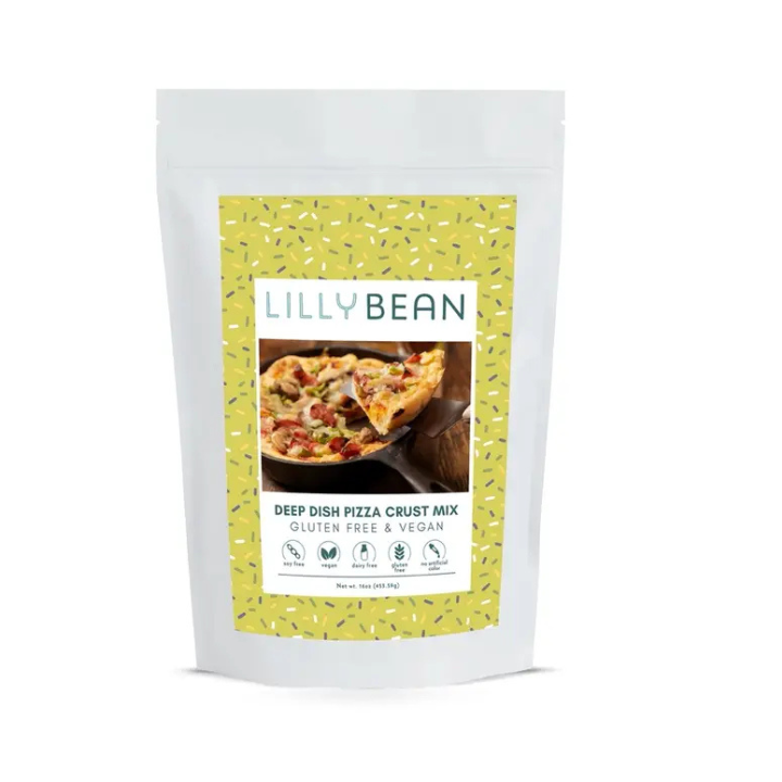 Lillybean Deep Dish Pizza Crust Mix (Vegan and Gluten-Free)