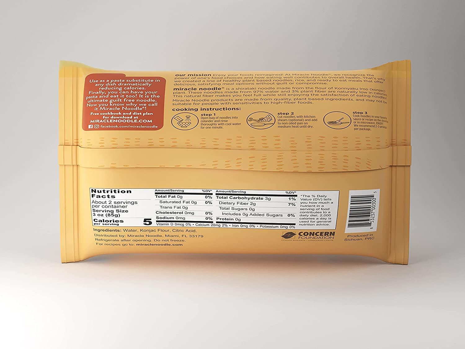 Miracle Noodle Angel Hair- 7oz Case of 6* - Image 3