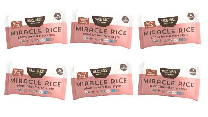Miracle Noodle Rice- 8oz-Case of 6*