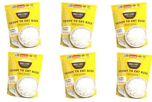 Miracle Noodle Ready To Eat Rice- 7oz-Case of 6*