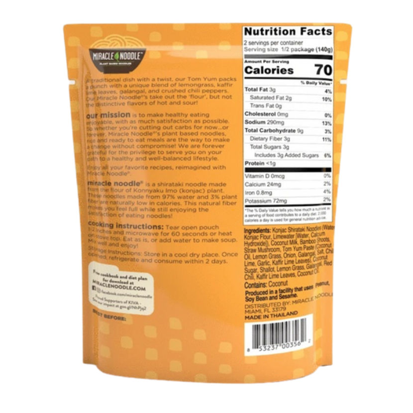 Miracle Noodle Ready To Eat Thai Tom Yum Meal- 9.9oz Case of 6* - Image 2