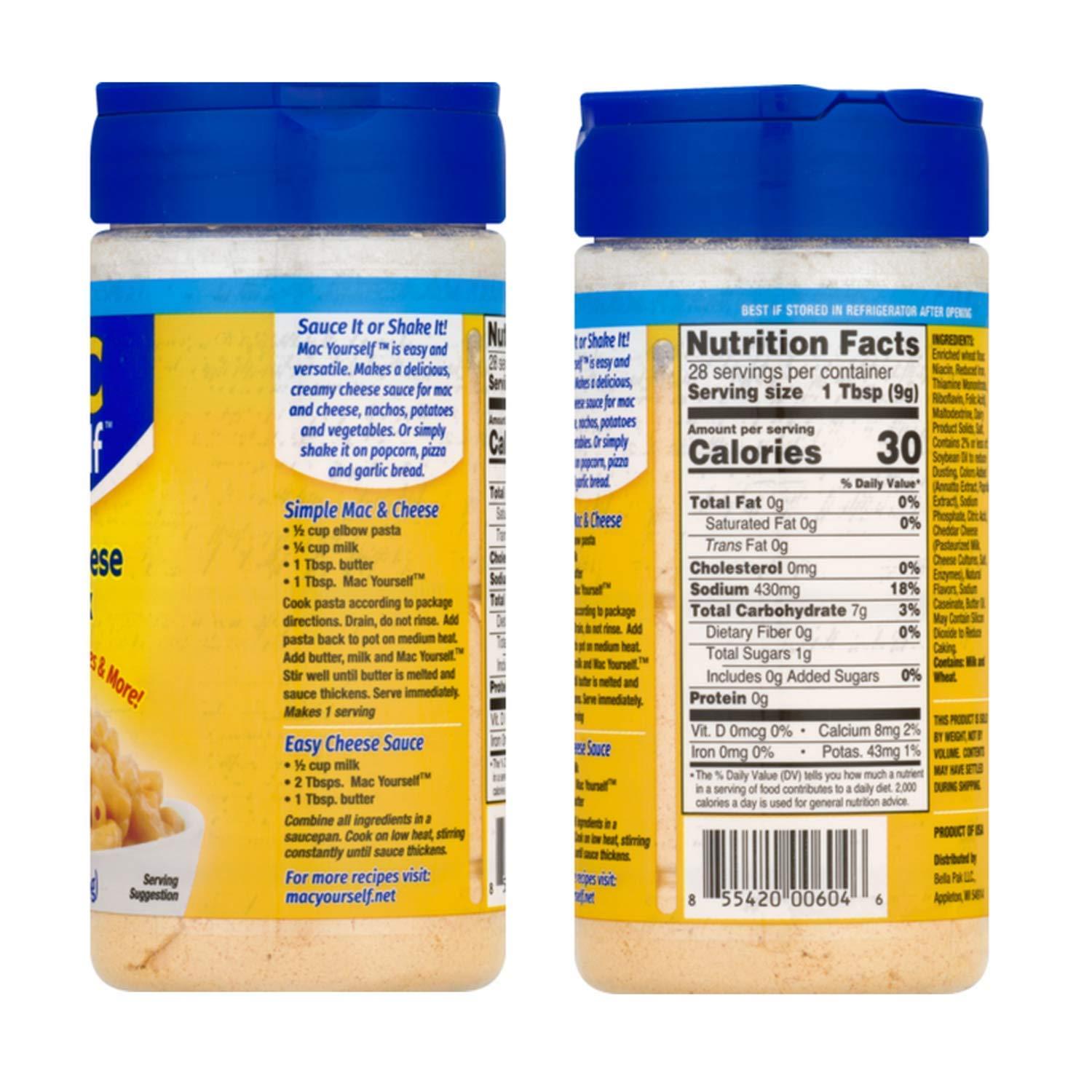 Mac Yourself | Delicious Cheddar Cheese Sauce Mix -9.3oz* - Image 4