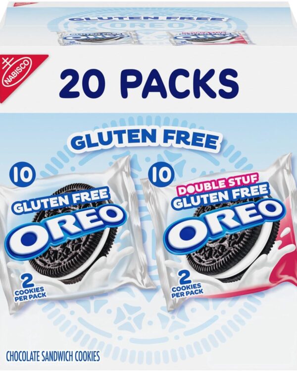 OREO Gluten Free Original & Double Stuf Chocolate Sandwich Cookies Variety Pack- 1lb 2 oz*