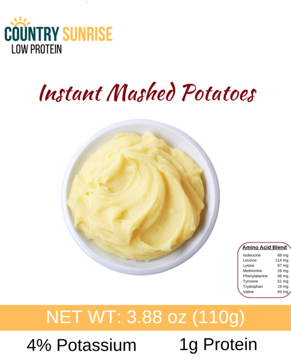 Country Sunrise Instant Mashed Potato PACKET- 3.88oz