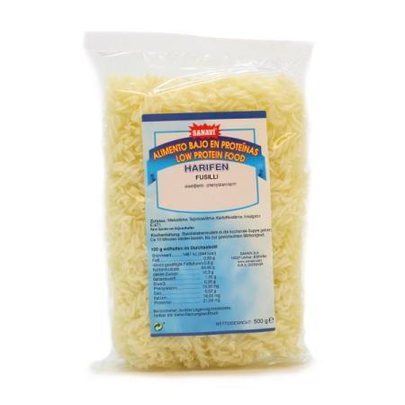 Sanavi Harifen Low Protein Fusilli Pasta- 500g