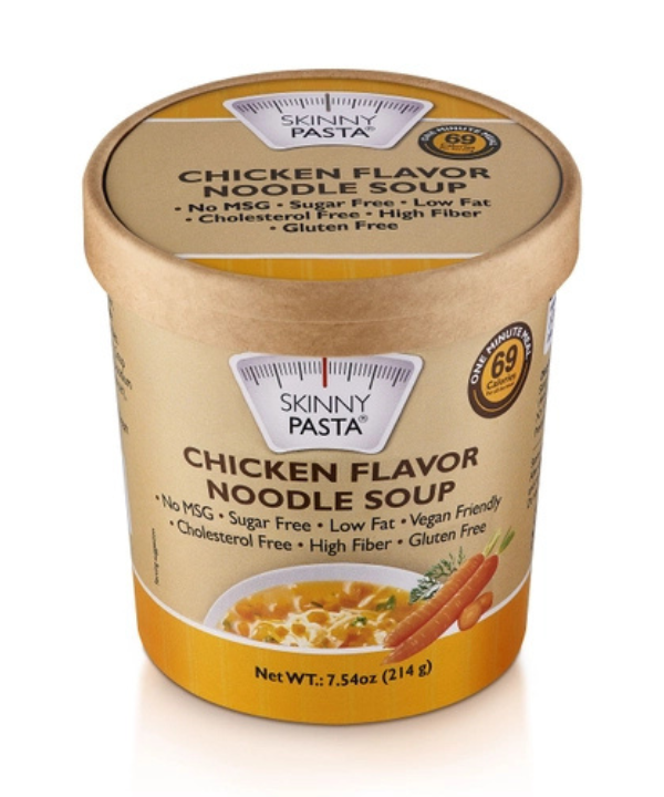 Skinny Pasta Chicken Noodle Flavor Soup Cup- 7.54oz