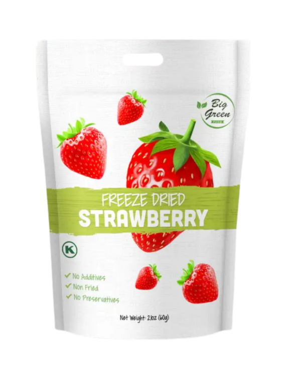 Big Green Freeze Dried Strawberry - Family Pack-2.1oz