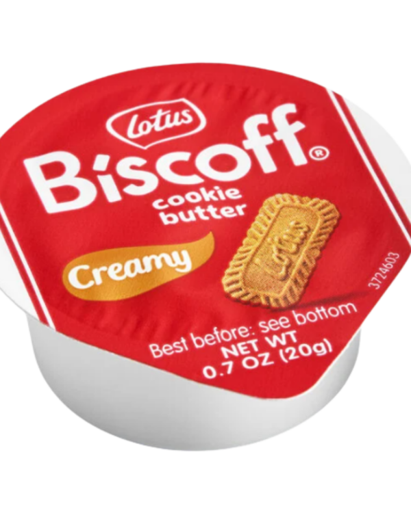 Lotus Biscoff Creamy Cookie Butter Spread Portion Cup-20g/Case 12