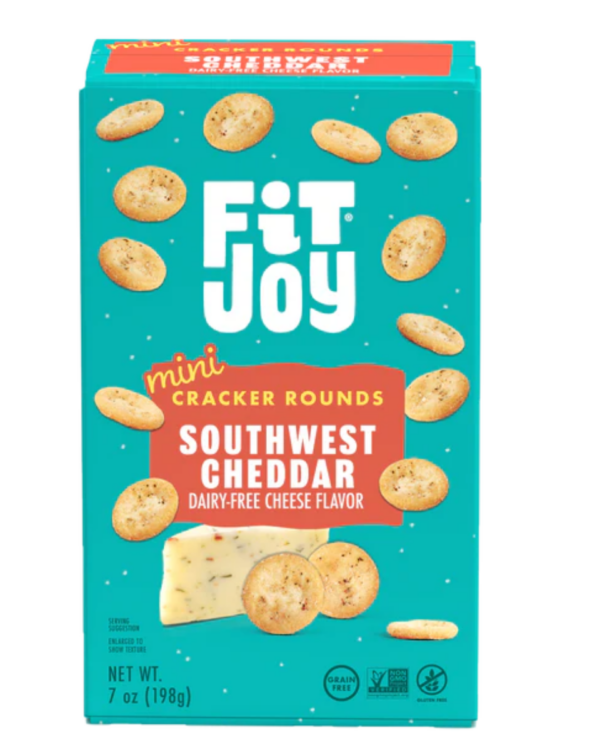 FitJoy Southwest Cheddar Mini Cracker Rounds- 7oz