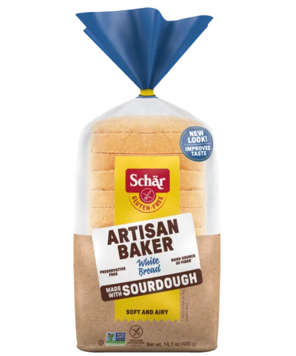 Schar Gluten-Free Artisan Baker White Bread-14.1 oz