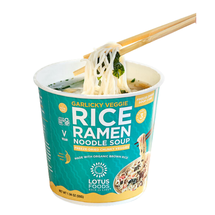 Lotus Foods Rice Ramen Noodle Soup Garlicky Veggie-1.94 Oz